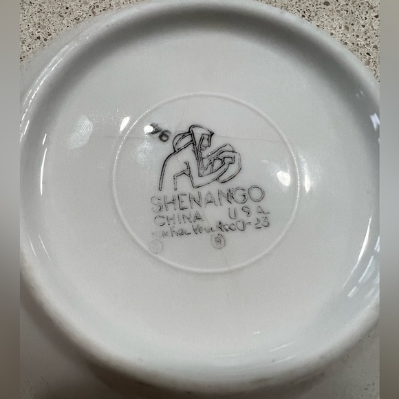 1 Indiana University Vintage Inca Ware Shenango China Ware desert Bowl - Picture 2 of 3